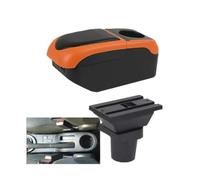 DIQXLGS Para Toyota Para Urban Cruiser Caja Descansabrazos Para Ist Caja Descansabrazos Almacenamiento Central Interior(Naranja negra)