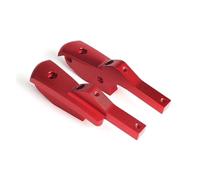 DIQXLGS Para Vespa GT 60 GTS GTV 125 150 200 250 300 300ie Moto Pasajero Reposapiés Trasero Extensiones De Estribos Accesorios(ROJO,B)
