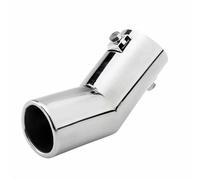 DIQXLGS Para VW Para Golf 4 Para Bora Para Jetta Tubo De Escape De Coche Tubos Tubos De Escape De Acero Inoxidable Punta Del Silenciador(Plata)