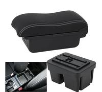 DIQXLGS Para VW Para Golf 7 Caja Reposabrazos Para Golf 7 Mk7 2014 2015 2016-2019 Caja Reposabrazos Auto Piezas Interior Caja De Almacenamiento Central(B3 Negro blanco 3USB)