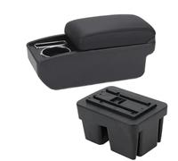 DIQXLGS Para VW Para Golf 7 Caja Reposabrazos Para Golf 7 Mk7 2014 2015 2016-2019 Reposabrazos Auto Interior Pieza De Retroadaptación Caja De Almacenamiento(C2 Línea negra SIN USB)