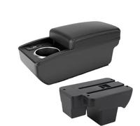 DIQXLGS Para VW Para Polo Caja De Brazo Para VW Para Polo Reposabrazos De Coche 2019-2024 Caja De Almacenamiento Piezas De Retrofit(B3 white line 6 usb)