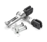 DIQXLGS Para YAMAHA MT-09 MT07 Para Tracer XSR 700 900 FZ1 FZ6 FZ8 YZF R3 MT03 MT25 MT-10 Pedal Delantero Conductor Reposapiés Traseros Pasajero(Plata,Front Pedal)
