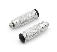 DIQXLGS Para Yamaha YZF R1 R3 R6 R125 FZ1 FZ8 MT-07 MT09 Reposapiés Moto Footpeg Pata Trasera Reposapiés Pedal Accesorios Pieza Modificada(Plata)