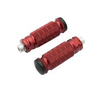 DIQXLGS Para Yamaha YZF R1 R3 R6 R125 FZ1 FZ8 MT-07 MT09 Reposapiés Moto Footpeg Pata Trasera Reposapiés Pedal Accesorios Pieza Modificada(ROJO)