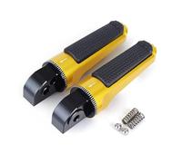 DIQXLGS Para YAMAHA YZF-R1 YZF-R6 YZF R1 R6 YZF-R1M YZFR6 YZ R1M R6F R1 Estribos Delanteros Traseros Conductor Pasajero Pedal(Amarillo,Trasero)