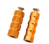 DIQXLGS Pedal Moto CNC Universal M6 Racing Palanca Cambios Reposapiés Freno(Naranja)