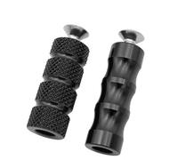 DIQXLGS Pedal Moto CNC Universal M6 Racing Palanca Cambios Reposapiés Freno(NEGRO)