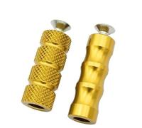 DIQXLGS Pedal Moto CNC Universal M6 Racing Palanca Cambios Reposapiés Freno(Oro)