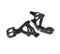 DIQXLGS Pedal Trasero Moto Aleación Aluminio Reposapiés Plegable Pasajero Para XADV X-adv 750 XADV750 2018 2019 2020(NEGRO)