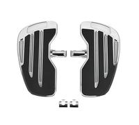 DIQXLGS Plataforma Pie Delantero Trasero Pedal Reposapiés Ancho Para Indian Para Scout Para Sixty Para Rogue Para Twenty Para Bobber(Cromo,Pasajero)