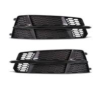 DIQXLGS Rejilla Antiniebla Hexagonal Nido Abeja Para Coche Cubierta Rejilla Carreras Para Faros Antiniebla 4G0807648B Para A6 C7 S-Line 2016-2018 DIQXLGS(Left+Right)