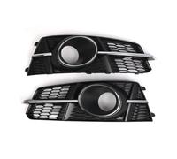 DIQXLGS Rejilla De Faro Antiniebla Delantero Con Orificio Para Faro Antiniebla Para A6 C7 A6L S-Line 2015-2018 4G0807681AG 4G0807682AG DIQXLGS(Plata)