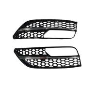 DIQXLGS Rejilla De Luz Antiniebla Delantera Cubierta De Malla Hexagonal Tipo Panal Accesorios De Modificación Para A3 Hatchback 2014 2015 2016 DIQXLGS(Cromo)