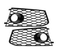 DIQXLGS Rejilla De Luz Antiniebla Delantera Para A7 2014 2015 2016 2017 2018 S7 RS7 HONEYCOMB Color Negro Brillante 4G8807681G DIQXLGS(Left+Right)