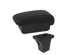 DIQXLGS Reposabrazos Auto Para C&hevrolet Para Aveo 310C Para Sail 2023 2024 2025 Caja Almacenamiento Consola Accesorios Auto(B1 Negro rojo 3USB)