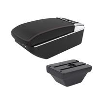 DIQXLGS Reposabrazos Central Para MG ZS Accesorio Interior Con USB(A1 Negro rojo 7USB)