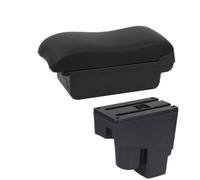 DIQXLGS Reposabrazos Coche Para Fit Para Jazz 2002 2003 2004 2005 2006 2007 Caja Almacenamiento Accesorio Auto(A2 línea negra Sin USB)
