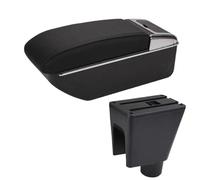 DIQXLGS Reposabrazos Para C&hevrolet Para Spark 3 Para Spark III Para Aveo T200 Consola Caja De Almacenamiento Decoración Accesorios Para Coche(D2 Línea negra Sin USB)