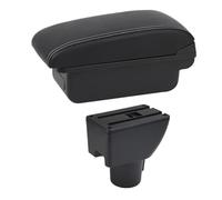 DIQXLGS Reposabrazos Para Hyundai Para GETZ Reposabrazos Caja Almacenamiento Retrofit Accesorios Auto(B1 Línea Blanca)