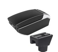 DIQXLGS Reposabrazos Para Suzuki SX4 Piezas Interiores Caja De Reposabrazos Caja De Almacenamiento Accesorios Para Coche Con 7 USB(A3 Negro blanco 7USB)