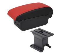 DIQXLGS Reposabrazos Para Toyota IQ Reposabrazos Interior Para Coche Caja De Almacenamiento Central Accesorios Para Coche Piezas De Actualización Con USB(B5 borde negro 3USB)