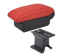 DIQXLGS Reposabrazos Para Toyota IQ Reposabrazos Interior Para Coche Caja De Almacenamiento Central Accesorios Para Coche Piezas De Actualización Con USB(A4 rojo sin USB)