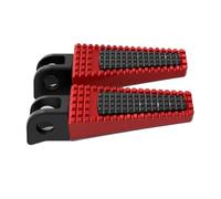 DIQXLGS Reposapiés De Moto Ajustables Delantero O Trasero Pedal Para CB500F CB650F CB125R CBF125NA CB300R CB650RA(ROJO,Item 1)