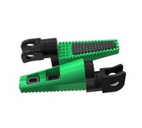 DIQXLGS Reposapiés De Moto Ajustables Delantero O Trasero Pedal Para CB500F CB650F CB125R CBF125NA CB300R CB650RA(Verde,Item 2)