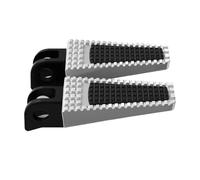 DIQXLGS Reposapiés De Moto Ajustables Delantero O Trasero Pedal Para CB500F CB650F CB125R CBF125NA CB300R CB650RA(Plata,Item 1)