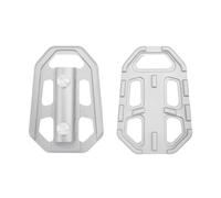 DIQXLGS Reposapiés De Motocicleta Alargadores Pedales Extensión Reposapiés Anchos De Billet Para R1200GS S1000XR G310GS Para R Nine(Plata)