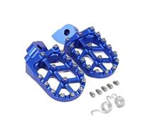 DIQXLGS Reposapiés De Motocicleta CNC Reposapiés Estribos Para Yamaha YZ65 YZ85 YZ125 YZ250 YZ 250F 125X 450F WR 250F 450F(Azul)