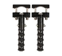 DIQXLGS Reposapiés Delantero Giratorio Estribos Autopista Reposapiés Moto 22-28mm Para R1200GS ADV R1250GS F800GS G310GS G650GS(NEGRO)
