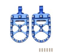 DIQXLGS Reposapiés Moto Anchos Gruesos Pedales Palanca Para Harley Para Sportster XL 883 1200 Para Dyna Para Street Para Custom(Azul)