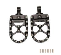 DIQXLGS Reposapiés Moto Anchos Gruesos Pedales Palanca Para Harley Para Sportster XL 883 1200 Para Dyna Para Street Para Custom(NEGRO)