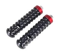 DIQXLGS Reposapiés Moto Antideslizante Eficiente Estriberas Traseras Retrocedidas Descansapiés Traseras Moto Roscado Pedales Conjunto Trasero(ROJO)