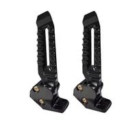 DIQXLGS Reposapiés Moto De Repuesto Pedal De Pie Para 150cc 125cc Pedales Reposapiés Accesorios De Motocicleta(NEGRO)