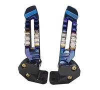 DIQXLGS Reposapiés Moto De Repuesto Pedal De Pie Para 150cc 125cc Pedales Reposapiés Accesorios De Motocicleta(Blue silver)