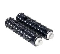 DIQXLGS Reposapiés Moto Delantero Trasero Pedal Cambio Antideslizante Eficaz Roscado Set Pedales Accesorios M8 8mm (NEGRO)