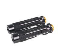 DIQXLGS Reposapiés Moto M8 8mm Antideslizante Eficiente Patas Traseras Apoyapiés Motocicleta Traseros Roscado Pedales(Black-Gold)