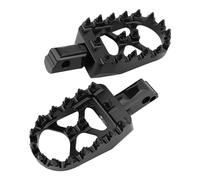 DIQXLGS Reposapiés MX Anchous Motocicleta Reposapiés Delantero Trasero CNC Para Harley Para Softail Fat Bob Para Breakout Para Street Bob(All black Rear)