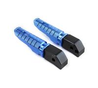DIQXLGS Reposapiés Trasero De Motocicleta Pedal Reposapiés Calapiés Para CB125R CB250R CB300R 2018 2019 CBR1000RR CBR 1000RR(Azul)