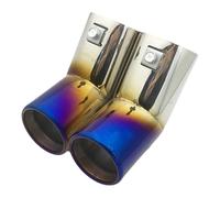 DIQXLGS Silenciador De Escape Doble De Acero Inoxidable Para VW Para Golf 4 Para Bora Para Jetta 1998 1999 2000 2001 2002 2003 2004(Azul)