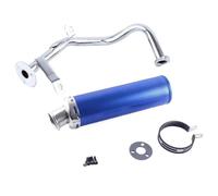 DIQXLGS Silenciador De Escape Para Motocicleta Para GY6 50 80 GY6 GY6 50cc 139QMB QMB139 1P39QMB 4 Tiempos Accesorios De Modificación(Azul)