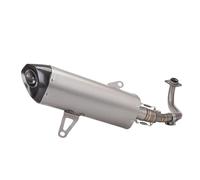 DIQXLGS Silenciador De Escape Para Motocicleta Para Y&amaha Para XMAX250 Para XMAX 300 Para XMAX300 250 Tubo Delantero De Acero Inoxidable(Estilo B)