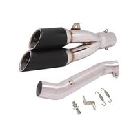 DIQXLGS Silenciador Escape Motocicleta Para VFR1200 X VFR1200F VFR 1200 2009-2015 Modificación Del Tubo Escape Central Sección Del Tubo Conexión Espace Moto(Style D)