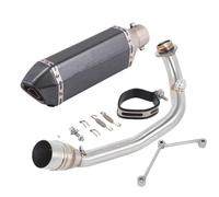 DIQXLGS Sistema De Escape Completo Motocicleta Para Y&amaha BWS 125 Para ZUMA 125 2002-2017 Silenciador De Conexión Del Tubo De Enlace Central Delantero(Estilo A)