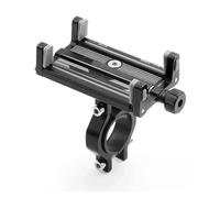 DIQXLGS Soporte De Cuatro Garras para Bicicleta CNC Aleación De Aluminio Ajustable para Moto Bicicleta Smartphone(Negro)