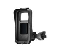 DIQXLGS Soporte de Teléfono para Bicicleta ABS Impermeable y Anti-Niebla Rotación 360° Tubo Doble Accesorios Ciclismo