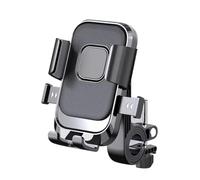 DIQXLGS Soporte Teléfono Bicicleta Navegación Soporte Coche Reparto Amortiguado Manillar Moto Espejo Accesorios Ciclismo(Handlebar)